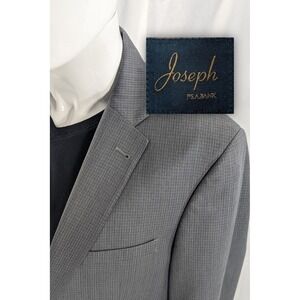Jos. A. Bank Blazer Sport Coat Suit Jacket 100% Wool Slim Fit 42R 44" Nailhead